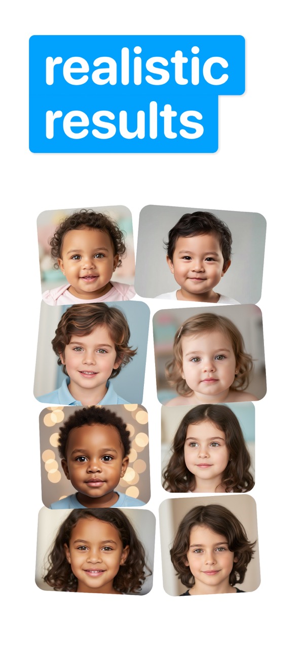 Realistic baby face results