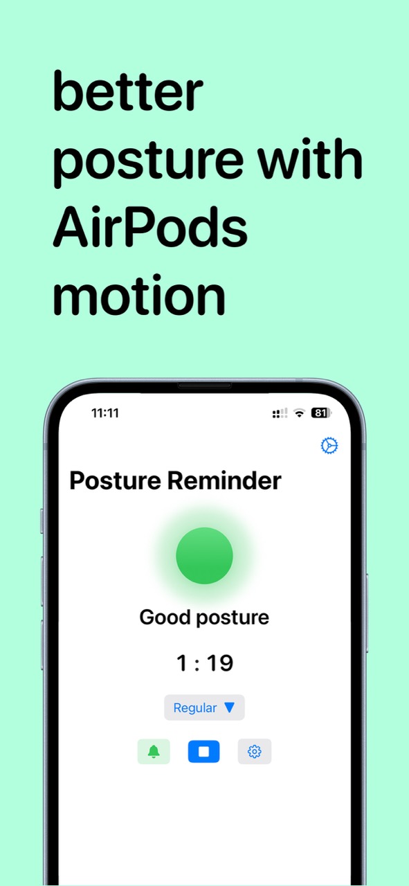 better posture with AirPods motion