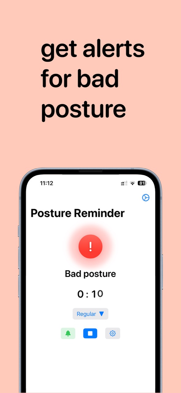 get alerts for bad posture