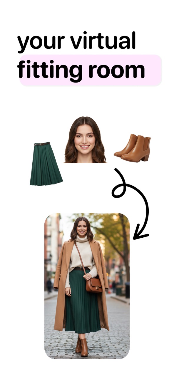 Try on any outfit instantly with AI realistic blending