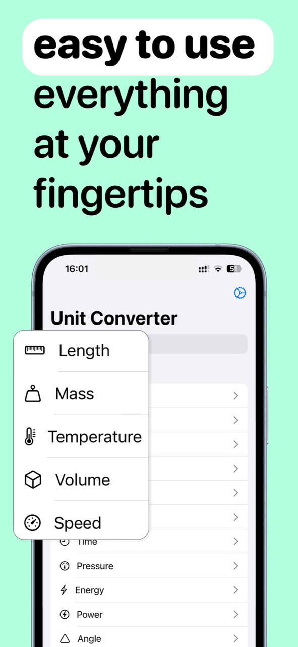 Easy to use, everything at your fingertips